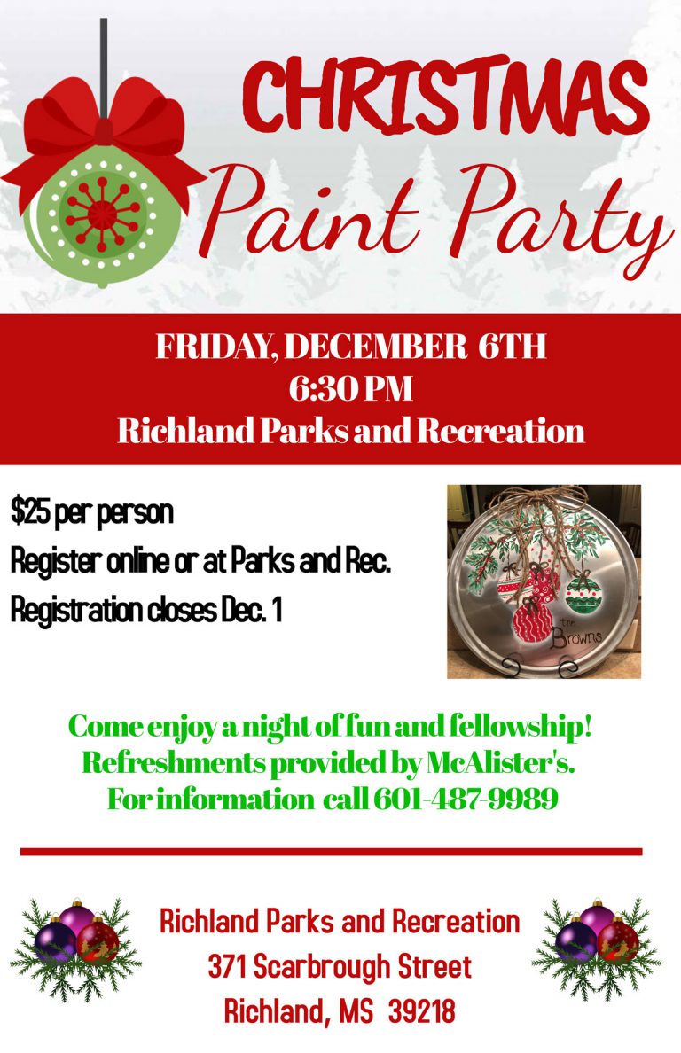 christmas201912paintparty Richland MS